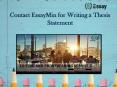 Contact EssayMin for Writing a Thesisi Statement PowerPoint PPT Presentation