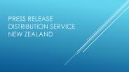 Press Release Distribution Service New Zealand