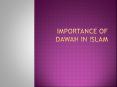 Importance of Dawah in Islam PowerPoint PPT Presentation