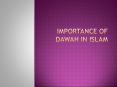 Importance of Dawah in Islam (1) PowerPoint PPT Presentation
