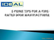 Fire Resistant Door