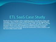 ETL Saas Case Studies
