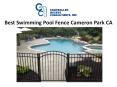 Best Swimming Pool Fence Cameron Park CA PowerPoint PPT Presentation
