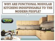 The functional kitchen is not indispensable to modern people.