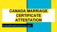 Canada marriage certificate attestation PowerPoint PPT Presentation