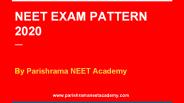 NEET Exam Pattern 2020 - Parishrama NEET Academy