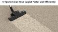 5 Tips to Clean Your Carpet Faster and Efficiently PowerPoint PPT Presentation