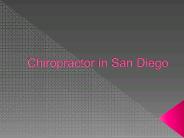 Chiropractor in San Diego