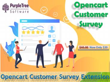 Opencart Store Survey extension by Purpletree