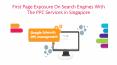 First Page Exposure On Search Engines With The PPC Services In Singapore PowerPoint PPT Presentation