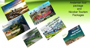 Andaman tour packages, Andaman Holiday packages