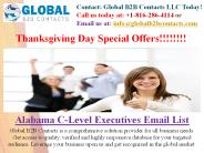 Alabama C-Level Executives Email List