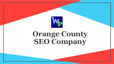 Orange County SEO Company