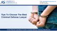How To Choose The Best Criminal Defense Lawyer? Andrew L. Schwartz, P.C. PowerPoint PPT Presentation