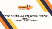 What Are the Students Saying? Find Out Here