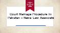 Court Marriage In Pakistan - Best Law Firm In Lahore Pakistan 2019 PowerPoint PPT Presentation