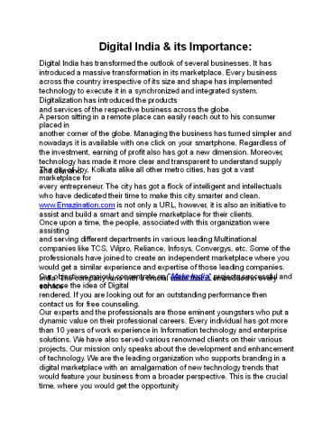 Digital India & its Importance