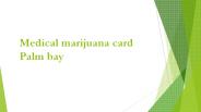 Medical marijuana card Palm bay