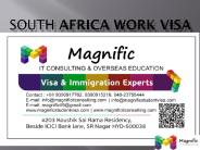 South Africa Work Permit Visa Consultancy In Hyderabad.