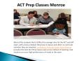 ACT Prep Classes Monroe PowerPoint PPT Presentation
