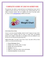 Complete Guide of Zircon Gemstone