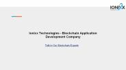 Ionixx Tech | Blockchain Application Development Company