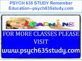 PSYCH 635 STUDY Remember Education--psych635study.com PowerPoint PPT Presentation