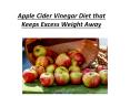 Apple Cider Vinegar Diet that Keeps Excess Weight Away PowerPoint PPT Presentation