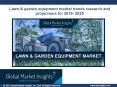 Lawn & garden equipment market trends research and projections for 2019- 2025 PowerPoint PPT Presentation