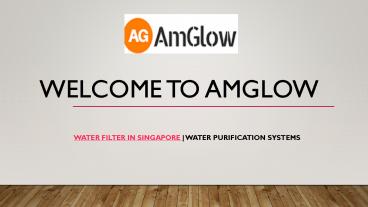 Water Filter in Singapore | water purification systems