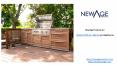 Outdoor Kitchen Storage Cabinets with built-in BBQ Grill - NewAge Products PowerPoint PPT Presentation