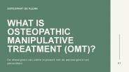 Osteopathic Manipulative Treatment