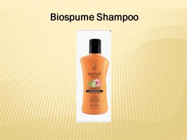 Biospume Shampoo