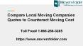 Compare Local Moving Companies Quotes to Counteract Moving Cost PowerPoint PPT Presentation