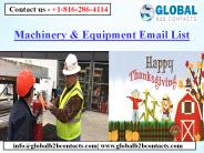 Machinery & Equipment Email List