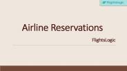 Airline Reservations