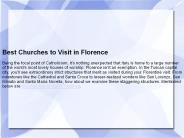 Best churches in Florence