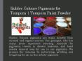 Rublev Colours Pigments for Tempera | Tempera Paint Powder PowerPoint PPT Presentation