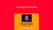 Astrological Remidies