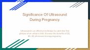 Ultrasound During Pregnancy