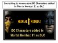 Everything to know about DC Characters added in Mortal Kombat 11 as DLC PowerPoint PPT Presentation
