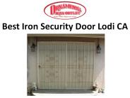 Best Iron Security Door Lodi CA