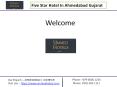 Five Star Hotel In Ahmedabad Gujarat PowerPoint PPT Presentation