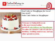 Send Best Cakes Online in Muzaffarpur