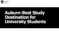 Auburn as the Best Study Destination for Students PowerPoint PPT Presentation