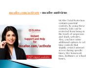www.mcafee.com/activate - mcafee antivirus