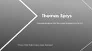 Thomas Sprys - Staff Nurse From Longwood, Florida
