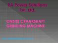 Crankshaft Polishing and Crankshaft Grinding Machine PowerPoint PPT Presentation