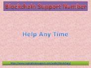 Any Problems with Blockchain account