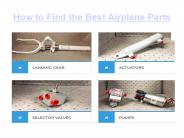 Aircraft and Airplane Parts